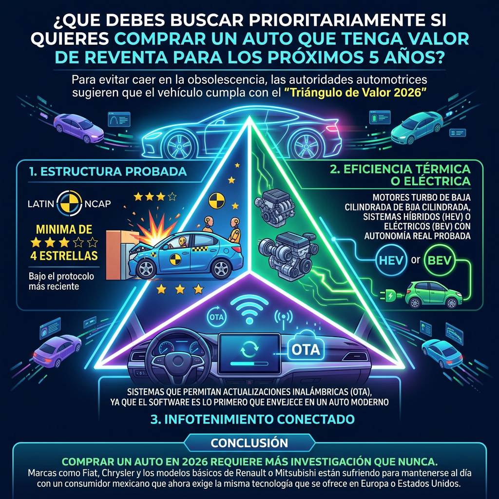 Autos que no debes de comprar en 2026 por su obsolescencia y su bajo valor de reventa