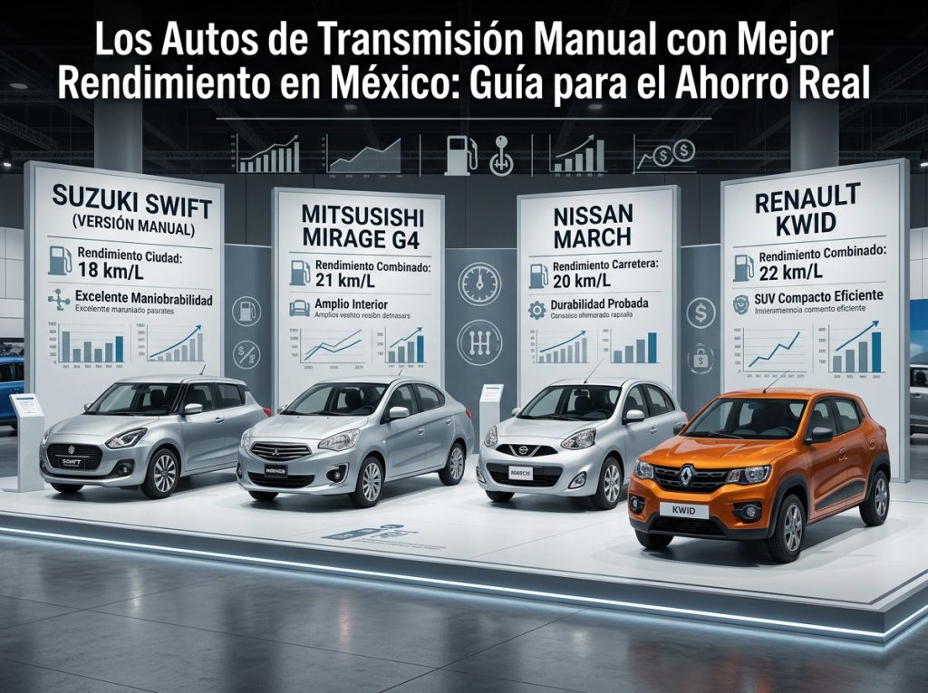 Los Autos de Transmisión Manual con Mejor Rendimiento en México: Guía para el Ahorro Real